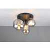 Diva Plafonnier Luminaires Trio Noir, 3 lumières