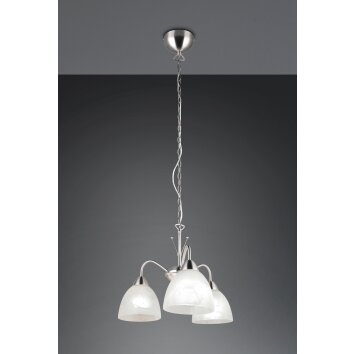 DOBBY Suspension Luminaires Reality Nickel mat, 3 lumières