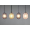 Facette Suspension Luminaires Trio Noir, 4 lumières