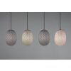 Facette Suspension Luminaires Trio Noir, 4 lumières