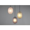 Facette Suspension Luminaires Trio Noir, 3 lumières