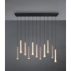 Fiato Suspension Luminaires Trio LED Noir, 11 lumières