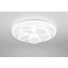 Mandala Plafonnier Luminaires Trio LED Blanc, 1 lumière, Télécommandes