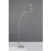 Marley Lampadaire Luminaires Trio Nickel mat, 5 lumières