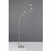 Marley Lampadaire Luminaires Trio Nickel mat, 5 lumières