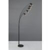 Marley Lampadaire Luminaires Trio Noir, 5 lumières