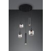 Mataro Suspension Luminaires Trio Noir, 5 lumières