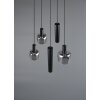 Mataro Suspension Luminaires Trio Noir, 5 lumières