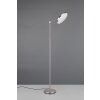 Mondello Lampadaire Luminaires Reality LED Nickel mat, 1 lumière