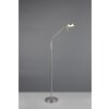 Moreno Lampadaire Luminaires Reality LED Nickel mat, 1 lumière