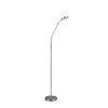 Moreno Lampadaire Luminaires Reality LED Nickel mat, 1 lumière