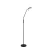 Moreno Lampadaire Luminaires Reality LED Noir, 1 lumière