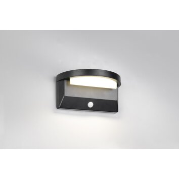 Moro Applique murale Luminaires Reality LED Noir, 1 lumière, Détecteur de mouvement