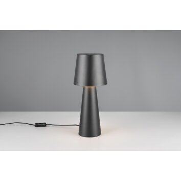 Nubian Lampe à poser Luminaires Trio Noir, 1 lumière