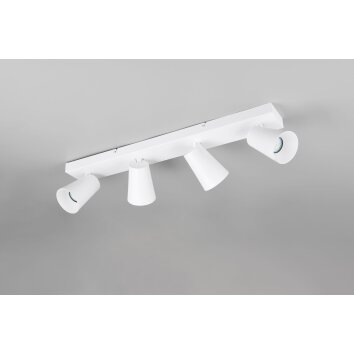 Sharp Spot de plafond Luminaires Trio Blanc, 4 lumières