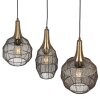 SORAYA Suspension Luminaires Trio Vieux laiton, 3 lumières