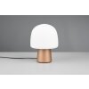 Lampe Champignon  Steen Lampe à poser Luminaires Trio Brun, 1 lumière