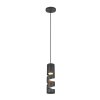 Stream Suspension Luminaires Trio Noir, 1 lumière