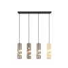 Stream Suspension Luminaires Trio Multicolore, 4 lumières