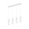 Stream Suspension Luminaires Trio Blanc, 4 lumières