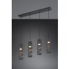 Stream Suspension Luminaires Trio Noir, 4 lumières