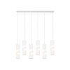 Stream Suspension Luminaires Trio Blanc, 6 lumières