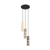 Stream Suspension Luminaires Trio Multicolore, 3 lumières