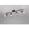 Tarifa Spot de plafond Luminaires Trio Noir, 4 lumières