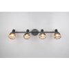 Tarifa Spot de plafond Luminaires Trio Noir, 4 lumières