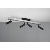 Zeno Plafonnier Luminaires Trio LED Aluminium, 5 lumières, Télécommandes