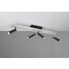 Zeno Plafonnier Luminaires Trio LED Aluminium, 5 lumières, Télécommandes