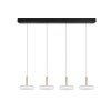 Celeste Suspension Luminaires Trio LED Brun, 1 lumière