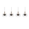 Celeste Suspension Luminaires Trio LED Brun, 1 lumière