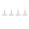 Celeste Suspension Luminaires Trio LED Brun, 1 lumière