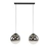 Saldonha Suspension Anthracite, 2 lumières