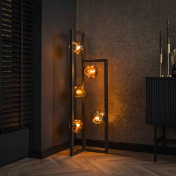 Stellar Lampadaire Anthracite, 5 lumières