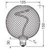 Luminaires Osram E27 3.5 Watt blanc chaud dimmable 130 Lumen