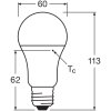 Luminaires Osram E27 10 Watt blanc chaud 1055 Lumen