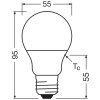 Luminaires Osram E27 4.9 Watt blanc chaud 470 Lumen