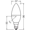 Luminaires Osram E14 3.3 Watt blanc neutre 250 Lumen