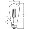 Luminaires Osram E27 2.2 Watt blanc chaud 470 Lumen