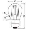 Luminaires Osram E27 1.2 Watt blanc chaud 255 Lumen