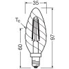 Luminaires Osram E14 2.8 Watt blanc chaud dimmable 250 Lumen