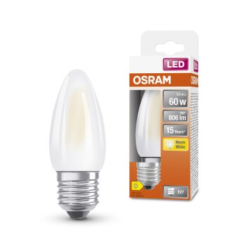 Luminaires Osram E27 5.5 Watt blanc chaud 806 Lumen