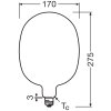 Luminaires Osram E27 7.3 Watt blanc chaud dimmable 806 Lumen