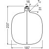 Luminaires Osram E27 4.8 Watt blanc chaud dimmable 200 Lumen