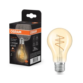 Luminaires Osram E27 4.9 Watt blanc chaud 470 Lumen