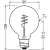 Luminaires Osram E27 3.4 Watt blanc chaud 470 Lumen