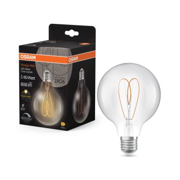 Luminaires Osram E27 7.2 Watt blanc chaud dimmable 806 Lumen