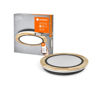 ORBIS Applique murale / Plafonnier Luminaires Ledvance LED Couleur bois, 1 lumière